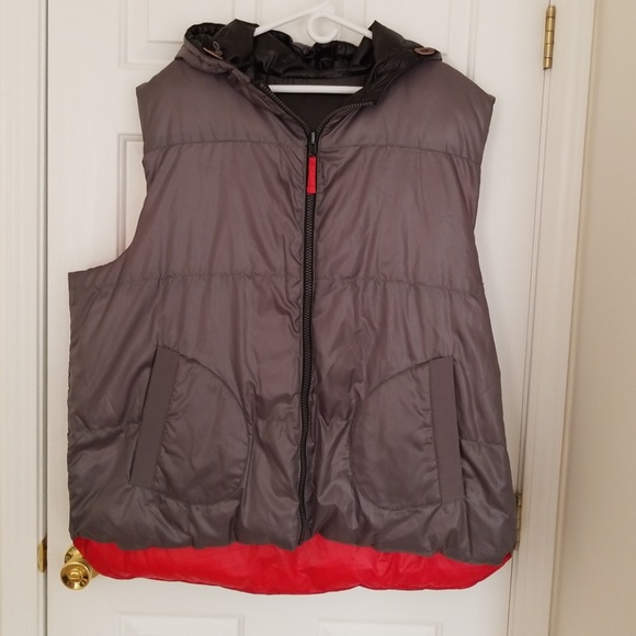 Very Nice Roc A Wear Reversible Vest With Hoodie - Picture 5 of 8
